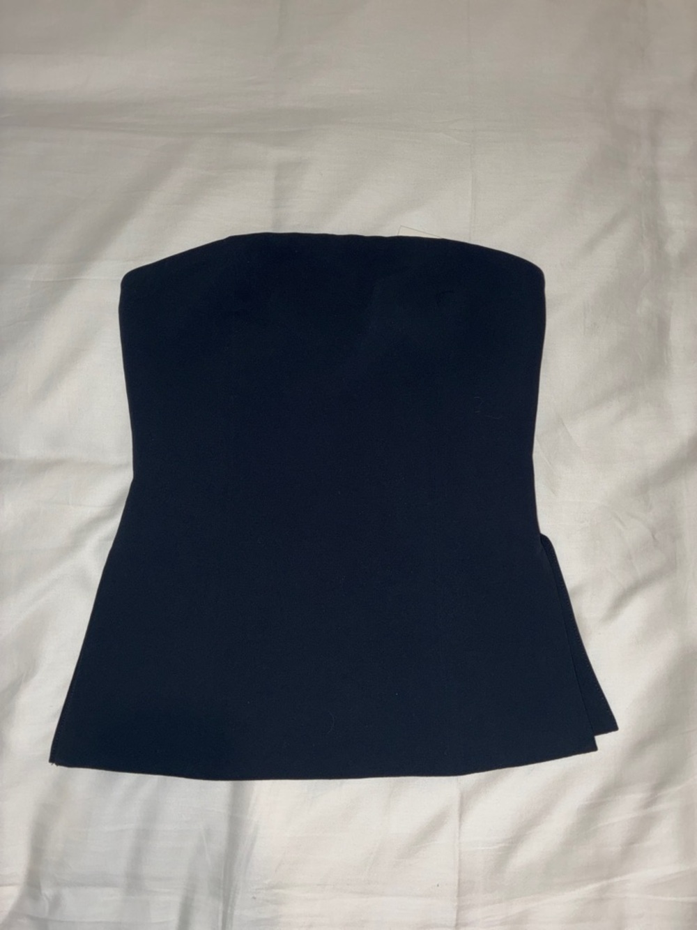 Aritzia Navy strapless top